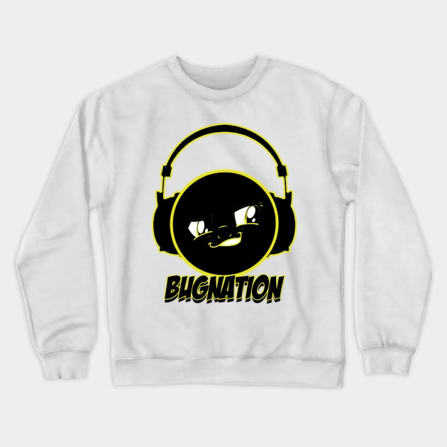 Bug Nation Logo - Yellow Crewneck Sweatshirt by Jbug08x